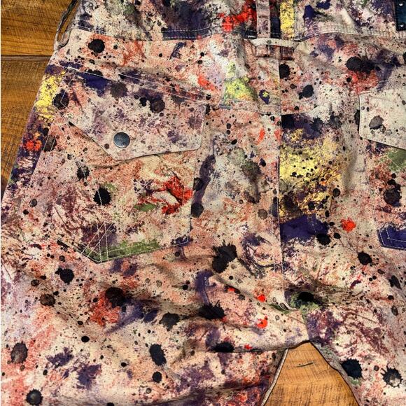 Burton Womens Cool Flavors DryRide Gloria Pant Colorful Ski Snow Pants Large - Picture 13 of 15